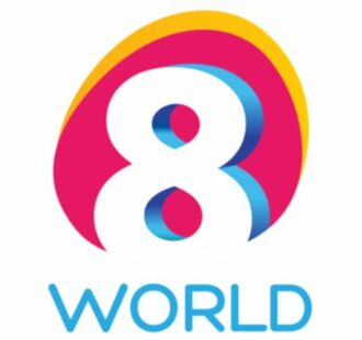 לוגו WORLD8‏